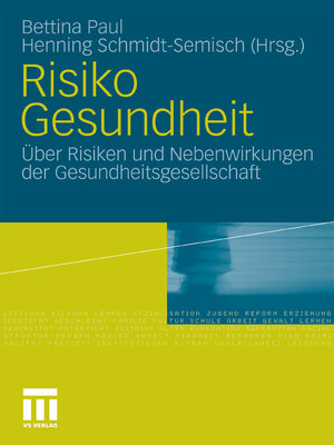 cover image of Risiko Gesundheit